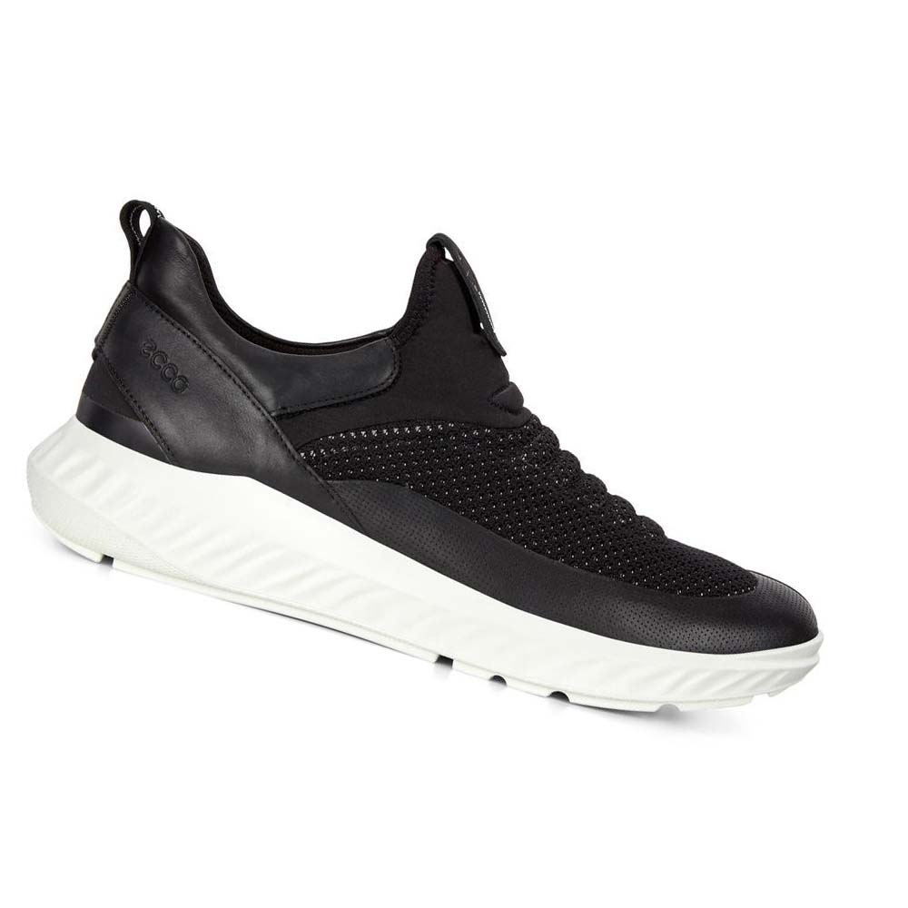 Ecco St.1 Lite Slip-on Sneakers Herr Svarta | SE 656UZG